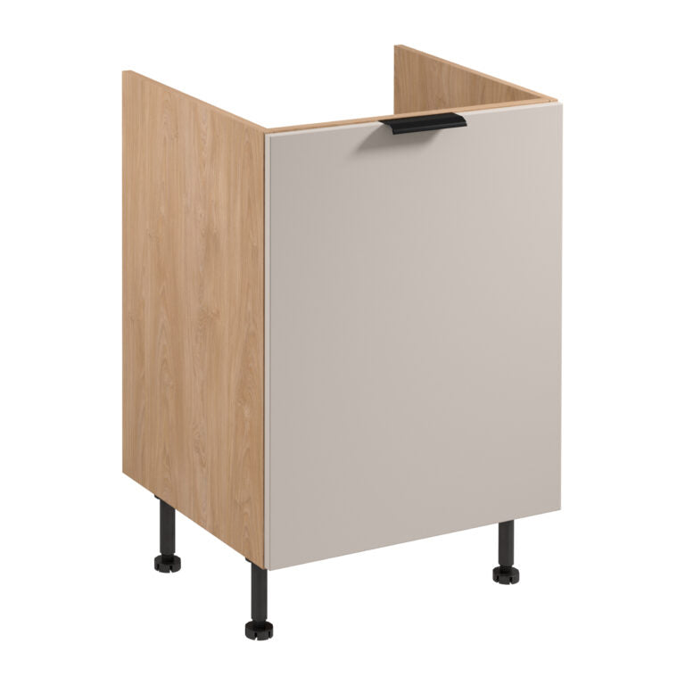 Spülenunterschrank mit Sortiereinsatz D60ZS AX - Sorento Beige Sonoma -  Beige/Sonoma Eiche