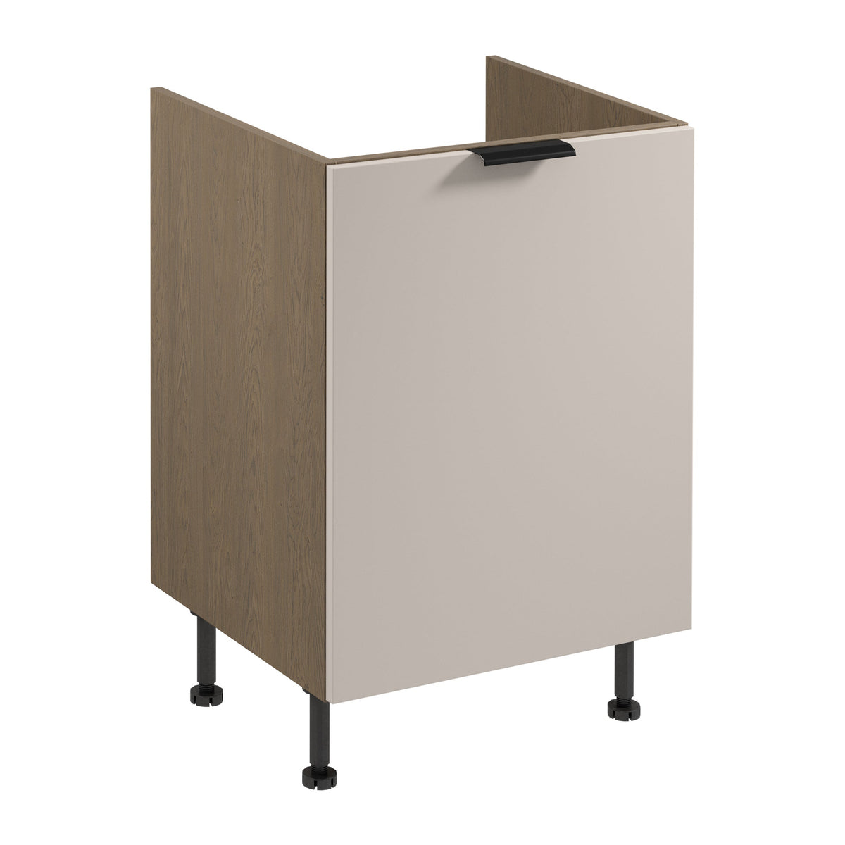 Unterschrank mit Sortiereinsatz D60ZS AX - Sorento Beige -Beige/Eiche
