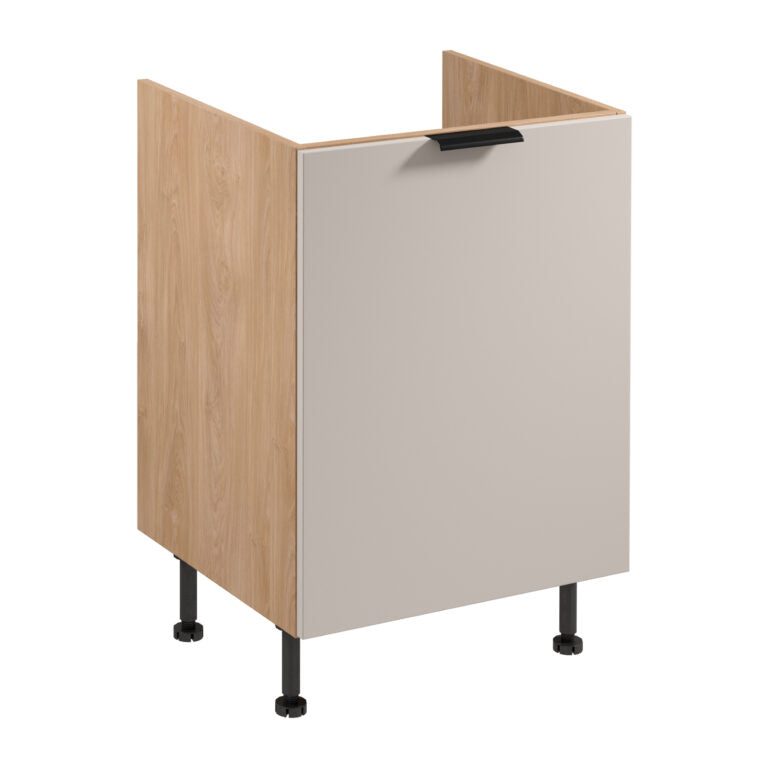 Spülenunterschrank D60Z P/L - Sorento Beige Sonoma Eiche - Beige/Sonoma Eiche