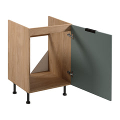Spülenunterschrank D60Z P/L - Sorento Grün Sonoma Eiche - Grün/Sonoma Eiche