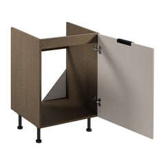 Spülenunterschrank D60Z P/L - Sorento Beige - Beige/Eiche