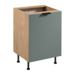 Unterschrank D60 P/L - Sorento Grün Sonoma Eiche - Grün/Sonoma Eiche