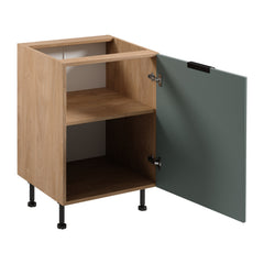 Unterschrank D60 P/L - Sorento Grün Sonoma Eiche - Grün/Sonoma Eiche