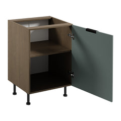 Unterschrank D60 P/L - Sorento Grün - Grün/Eiche
