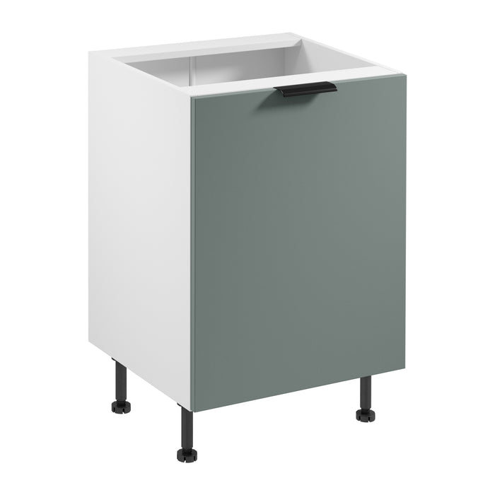Unterschrank D60 P/L - Sorento Weiß Grün - Platzsparend und praktisch zugleich.