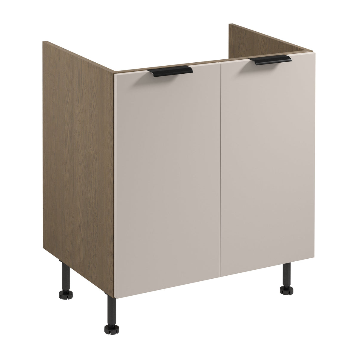Spülenunterschrank D80Z - Sorento Beige - Beige/Eiche