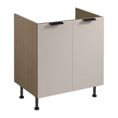 Spülenunterschrank D80Z - Sorento Beige - Beige/Eiche