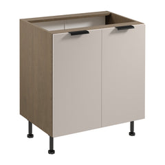 Unterschrank D80 - Sorento Beige - Beige/Eiche
