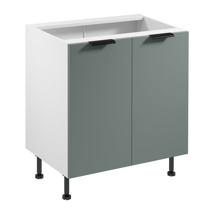 Unterschrank D80 - Sorento Weiß Grün - Perfekte Organisation für Ihre Utensilien.