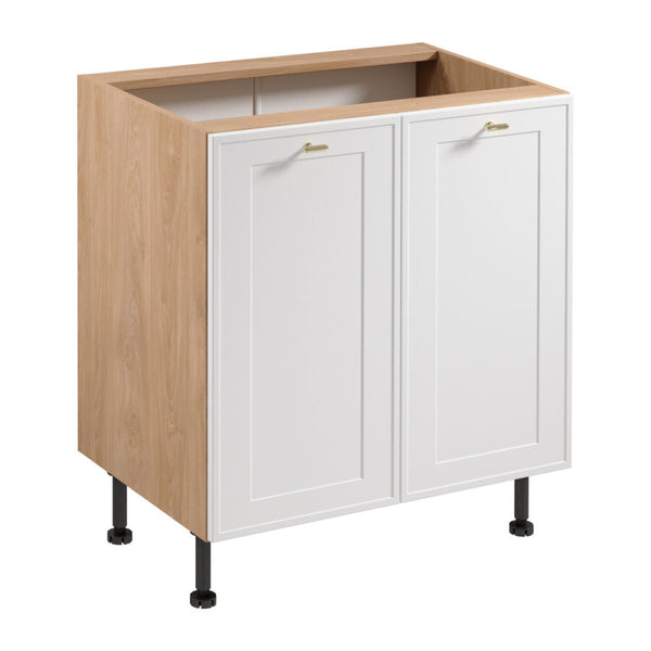 Unterschrank D80 - Sorento Sonoma Eiche Weiß - Eine präzisere Anordnung für eine elegante Küche.