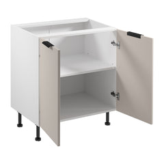 Unterschrank D80 - Sorento Weiß Beige - Perfekte Organisation für Ihre Utensilien.