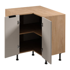 Eckunterschrank D90N - Sorento Beige Sonoma Eiche -Beige / Sonoma Eiche