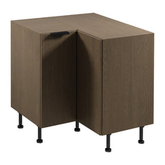 Eckunterschrank D90N - Sorento Dunkle Eiche - Clevere Lösung für schwierige Ecken.