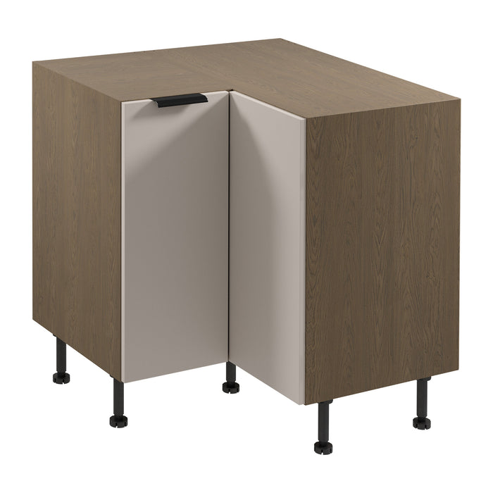 Eckunterschrank D90N - Sorento Beige - Beige/Eiche