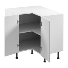 Eckunterschrank D90N - Sorento Weiß - Optimaler Stauraum für jede Ecke.