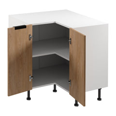 Eckunterschrank D90N - Sorento - Sonoma Eiche / Weiß