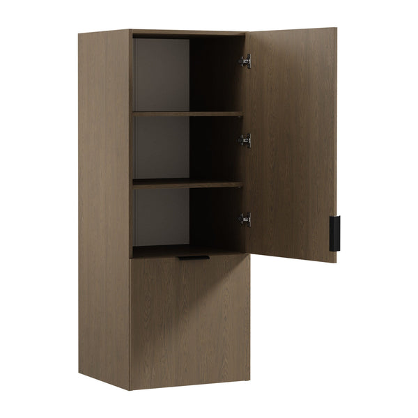 Regalhängeschrank W15 - Sorento Dunkle Eiche - Stilvolles Design für maximale Stauraumnutzung. (Copy)