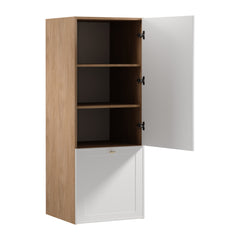 Hängeschrank N60N - Sorento - Weiß / Sonoma Eiche