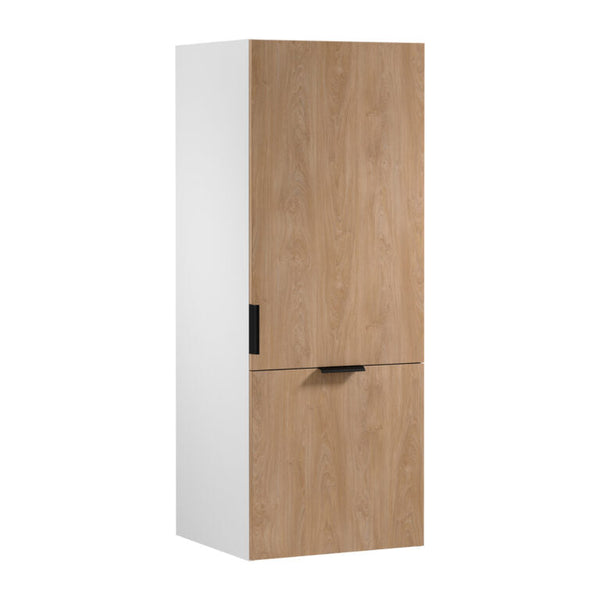 Hochschrank N60N - Sorento Weiß Sonoma Eiche - Für eine gute Organisation Ihrer Küchenutensilien.