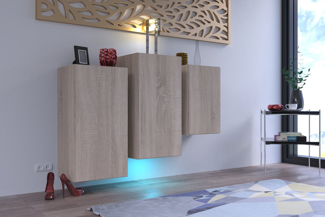 Moderne Kommode mit integrierter Beleuchtung in Premium-Qualität. - Milaros Markt