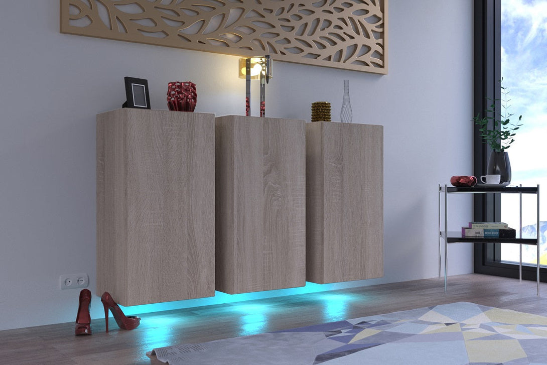 Moderne Kommode mit Beleuchtung - Premium Kommode - Premium-Qualität - Milaros Markt