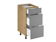 Unterschrank D40S3 - Langen - Artisan Eiche