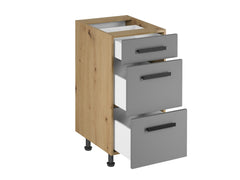 Unterschrank D40S3 - Langen - Artisan Eiche