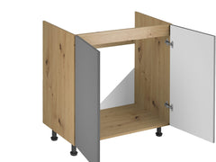 Spülschrank D80Z- Langen - Grau / Matt