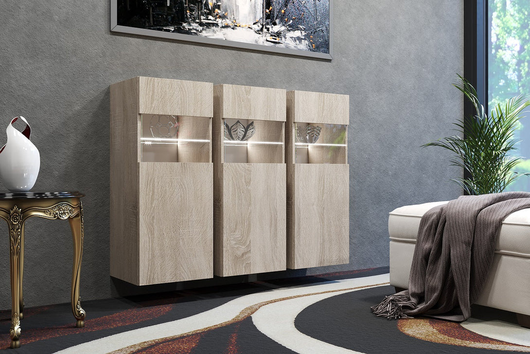 Kommode - 2024 / Elegante Kommoden mit erstklassigen Materialien ( Komplett Set 3 St. K19 Otivar ) - Milaros Markt