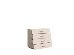Schlafzimmer-Set LEVARO – 4-teilig mit Kleiderschrank, Bett in 2 Liegeflächen (160×200 oder 180×200 cm), wahlweise mit oder ohne Bettkasten und 2 Nachttischen – Wüstensand