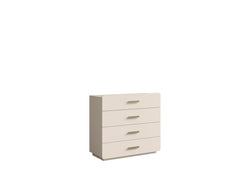 Schlafzimmer-Set LEVARO – 4-teilig mit Kleiderschrank, Bett in 2 Liegeflächen (160×200 oder 180×200 cm), wahlweise mit oder ohne Bettkasten und 2 Nachttischen – Wüstensand