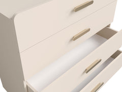 Schlafzimmer-Set LEVARO – 4-teilig mit Kleiderschrank, Bett in 2 Liegeflächen (160×200 oder 180×200 cm), wahlweise mit oder ohne Bettkasten und 2 Nachttischen – Wüstensand