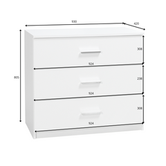 Schlafzimmer-Set PAVORA  – 6-teilig mit Schiebetürenschrank, Bett 160×200 cm, wahlweise mit oder ohne Bettkasten, Lattenrost, Kommode und 2 Nachttischen – Alpinweiß / Weiß Hochglanz
