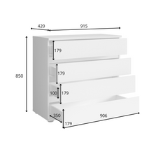 Schlafzimmer-Set TORVAN – 5-teilig mit Schiebetürenschrank, Bett in 2 Liegeflächen (160×200 oder 180×200 cm), Lattenrost, Kommode und 2 Nachttischen – Wellington Eiche / Portland Eiche