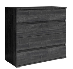 Schlafzimmer-Set TORVAN – 5-teilig mit Schiebetürenschrank, Bett in 2 Liegeflächen (160×200 oder 180×200 cm), Lattenrost, Kommode und 2 Nachttischen – Wellington Eiche / Portland Eiche