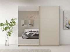 Kleiderschrank ARSOLA 10 – mit Regalen & Kleiderstange (150,6×207×57,9 cm)