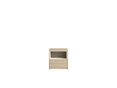 Schlafzimmer-Set VARENO - 5-teilig 160×200 oder 180×200 cm, wahlweise mit oder ohne Bettkasten, Latten– 5-teilig mit Betrost – Barista Eiche / Wüstensand