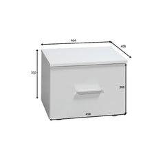 Schlafzimmer-Set PAVORA  – 6-teilig mit Schiebetürenschrank, Bett 160×200 cm, wahlweise mit oder ohne Bettkasten, Lattenrost, Kommode und 2 Nachttischen – Alpinweiß / Weiß Hochglanz