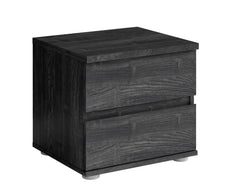 Schlafzimmer-Set TORVAN – 5-teilig mit Schiebetürenschrank, Bett in 2 Liegeflächen (160×200 oder 180×200 cm), Lattenrost, Kommode und 2 Nachttischen – Wellington Eiche / Portland Eiche
