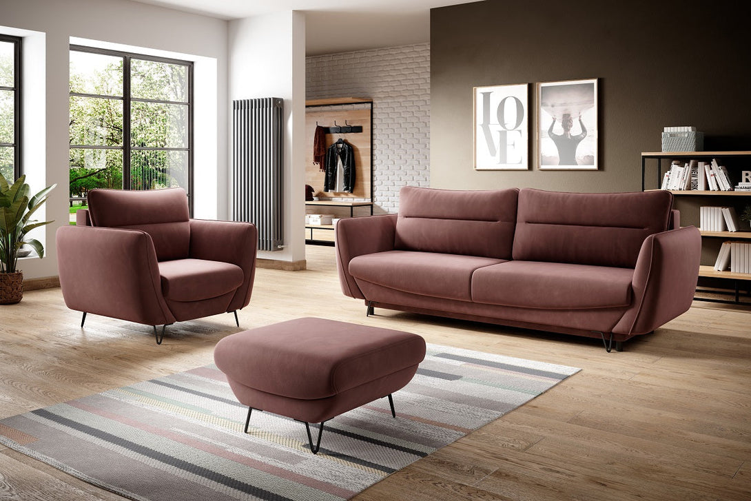 Sofa - Wohnzimmer / Couch, Sessel, Puff für Entspannung. - Milaros Markt