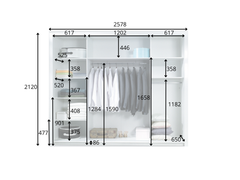 Schlafzimmer-Set SAVONA – 6-teilig mit Schiebetürenschrank, Bett 160×200 cm ohne Bettkasten, Lattenrost, Kommode und 2 Nachttischen – Alpinweiß / Weiß Hochglanz