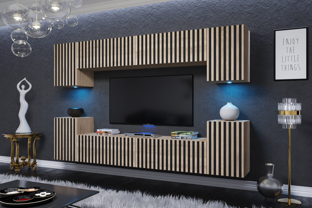 Wohnwand - Premium-Living 2024: Trends in Wohnraumdesign. - Milaros Markt