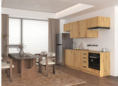 Küchenzeile - Langen KL2-M240 - Artisan Eiche