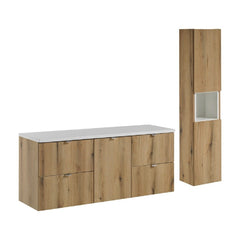 Badmöbel-Set BM253 - Nova Oak N - Coast Evoke Oak