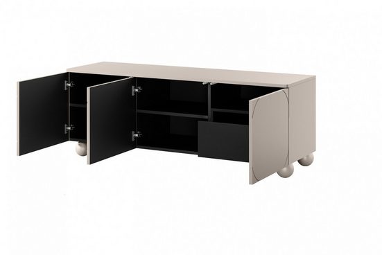 TV-Schrank - SONATIA II - Exquisites Design aus hochwertigen Materialien. - Milaros Markt