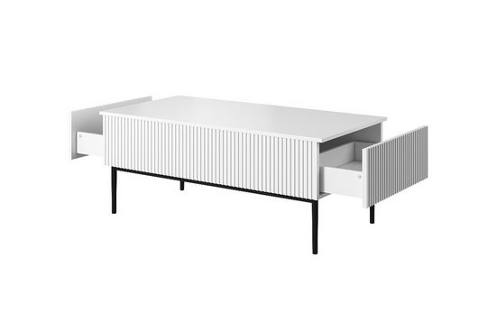 Couchtisch 120 cm - NICOLE - Eine Kombination aus Eleganz und Funktion - Milaros Markt