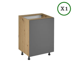 Küchenzeile - Langen K18-M400 - Artisan Eiche / Grau
