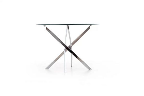 Esstisch - Raymond - Elegantes Design mit Glasoberfläche. - Milaros Markt