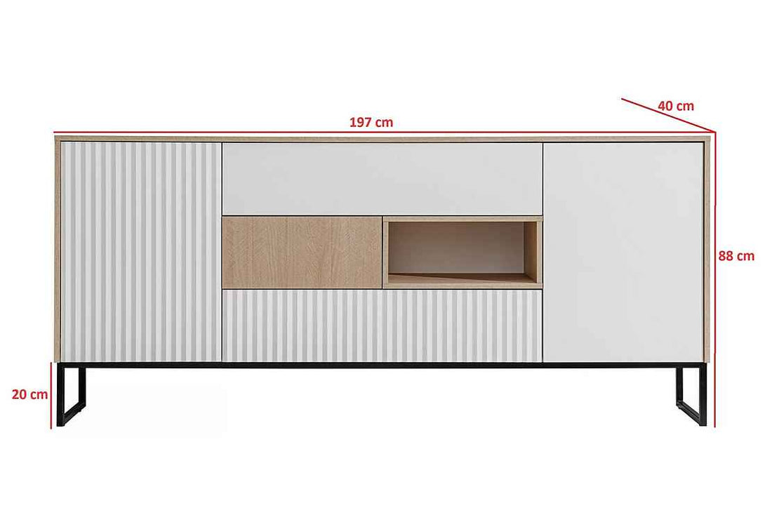 Kommode - Bliwon - Herausragende Aufbewahrungslösung im modernen Design. - Milaros Markt