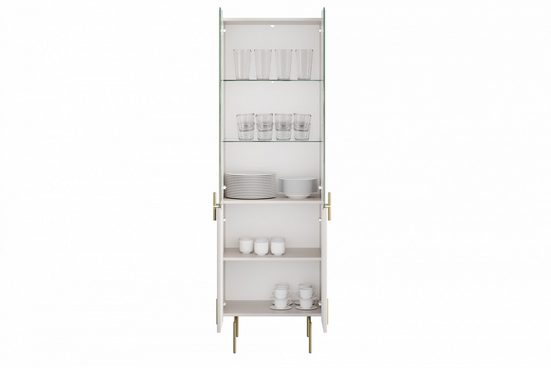 Vitrine 60 cm - MALMI - Luxuriöse Aufbewahrung für Ihre Lieblingsstücke. - Milaros Markt